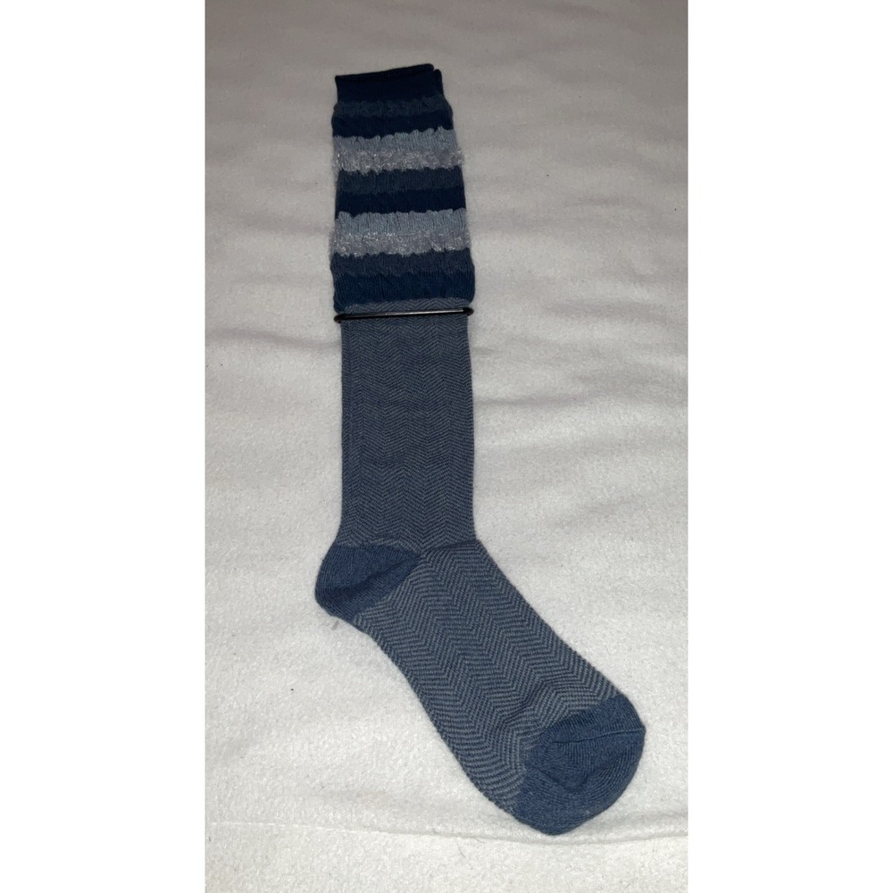 Mirabeau Fashion Boot Socks Size 7-10  Shades Of Blue New In Package
